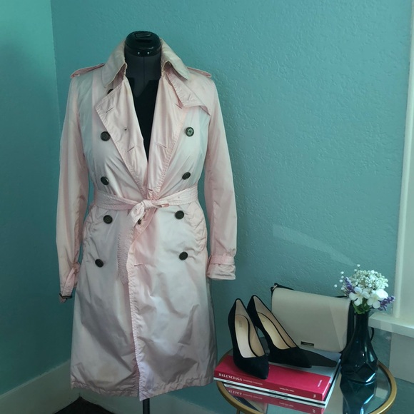 Burberry Jackets & Blazers - Pink Burberry Trench Coat
